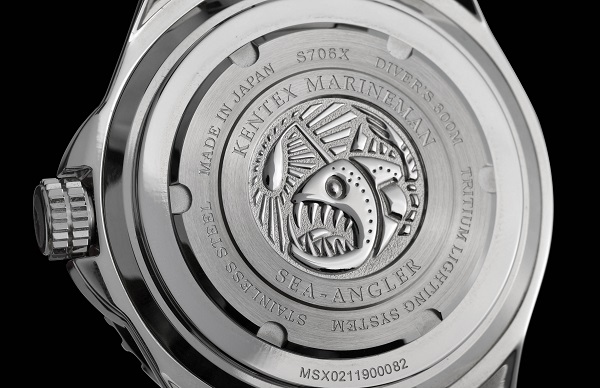 ケンテックス Kentex 腕時計 メンズ S706X-01 マリンマン シーアングラー 47mm MARINEMAN SEA-ANGLER 47mm 自動巻き（NH35/手巻き付） ブラックxシルバー アナログ表示