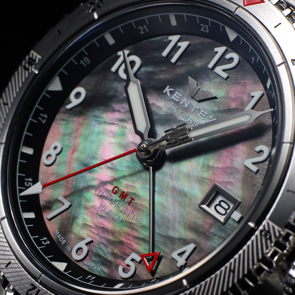 マムマムページ 限定188本】KENTEX マリンGMT グリーンMOP／ MARINE GMT Green