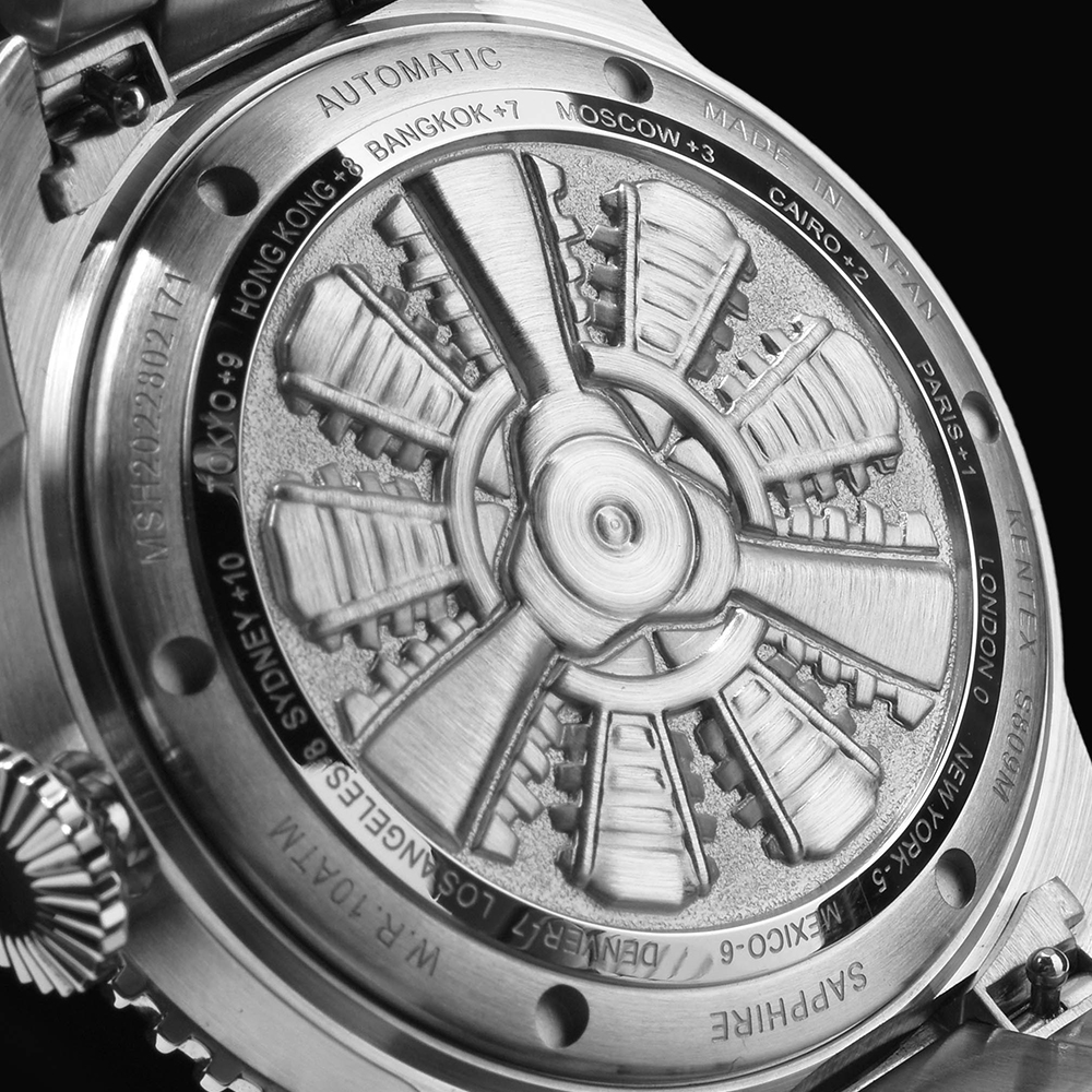 きーむん様用 KENTEX スカイマンGMT ホライゾンブルー／ SKYMAN GMT Horizon