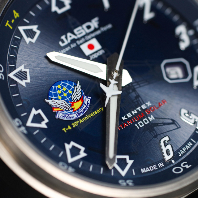 300本限定】Blue Impulse チタンソーラー T-4 30周年記念モデル／ Blue