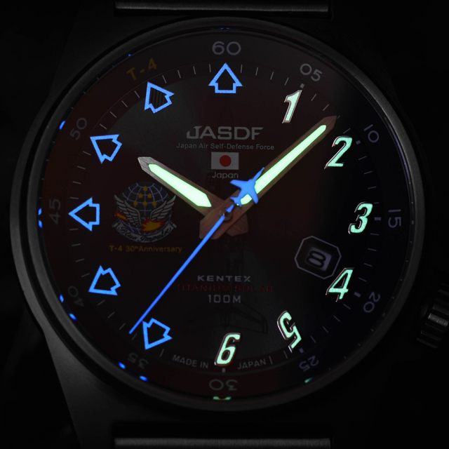 300本限定】Blue Impulse チタンソーラー T-4 30周年記念モデル／ Blue