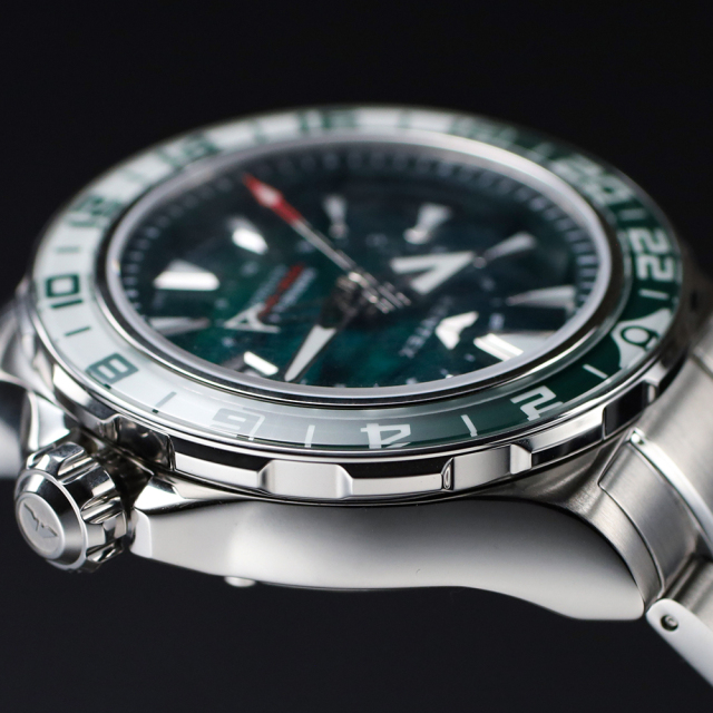 限定188本】KENTEX マリンGMT グリーンMOP／ MARINE GMT Green
